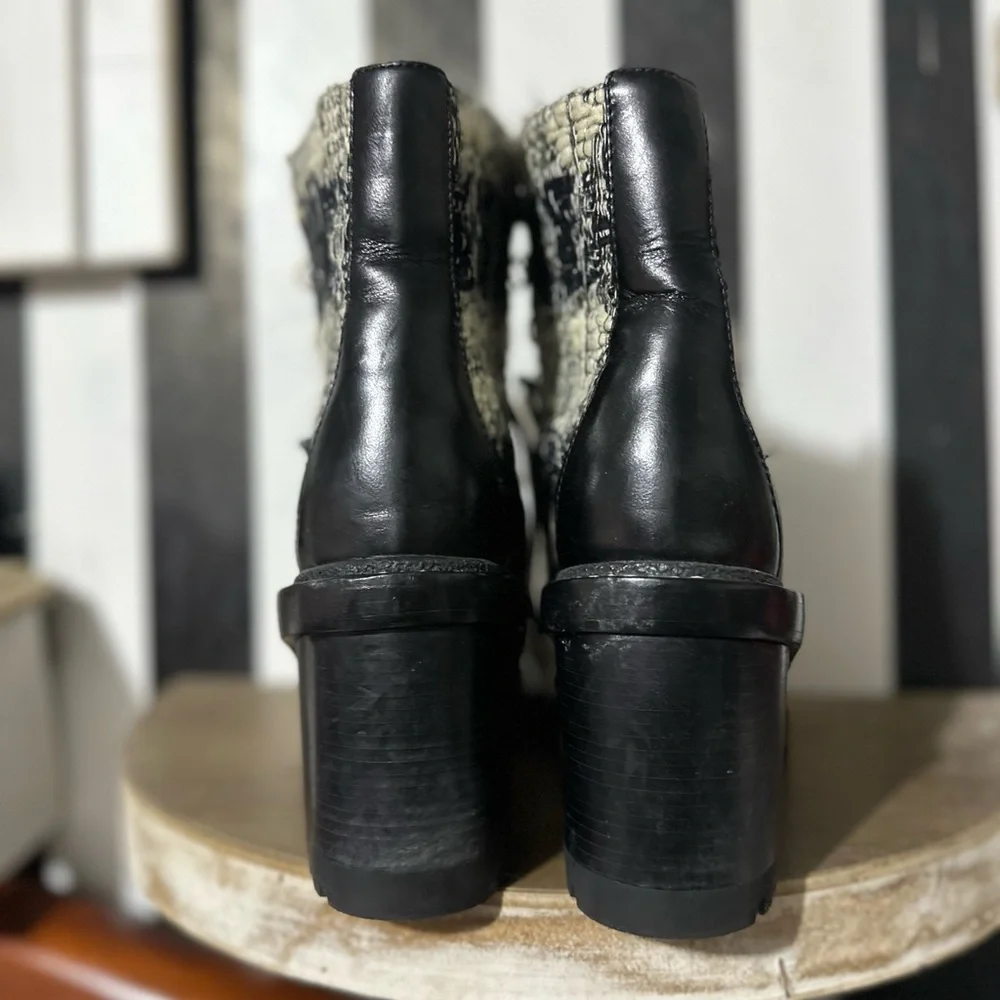 Tory Burch Black and White Women's Boots - Picture 5 of 9